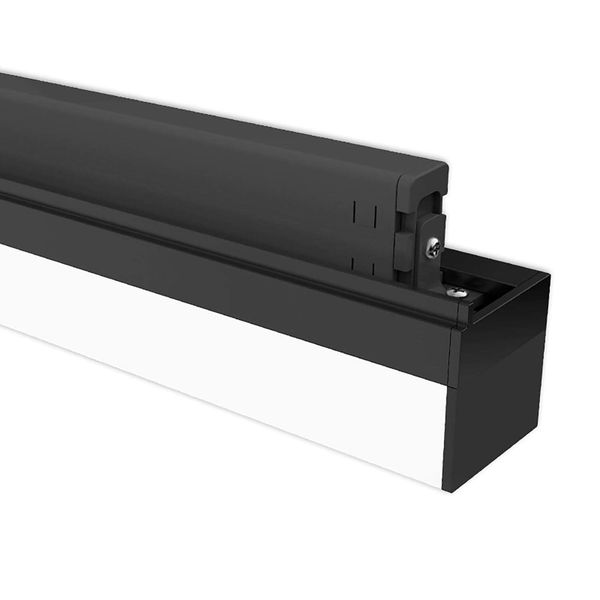 ISOLED 3-PH Linearleuchte 1200mm, 40W, 110°, schwarz matt, 3000K