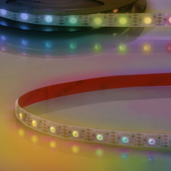 ISOLED LED WS2815 Digital SPI Flexband Streifen, 12V, 8W, IP68, RGB, 62 LED/m