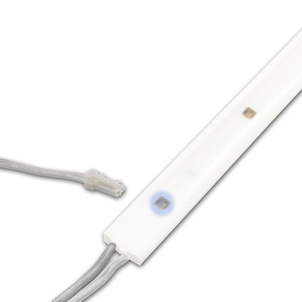 ISOLED LED UV-C MiniAMP Flexband Streifen 270nm, 12V DC, 12W, IP54, 116cm, weiß, eins. Kabel + maleAMP, 24 LED/m