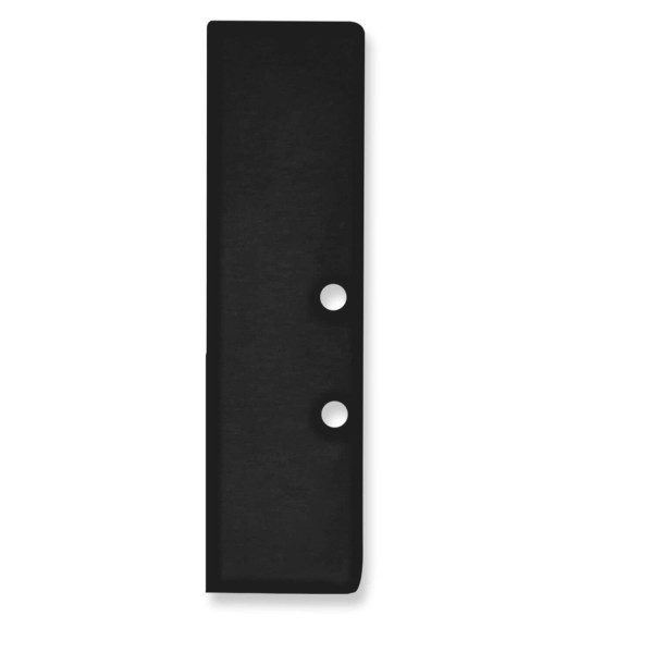 ISOLED Endkappe EC94 Aluminium schwarz RAL 9005 für Profil HIDE BOTTOM inkl. Schrauben