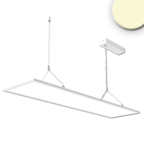 ISOLED LED Office Hängeleuchte Up+Down, 20+20W, 30x120cm, weiß, UGR<19, 3000K, DALI dimmbar