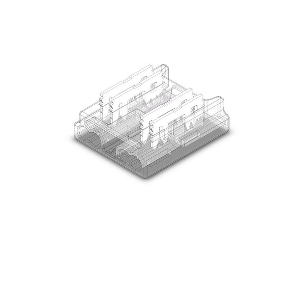 ISOLED Kontakt-Kabelanschluss K2-410 für 4-pol. IP20 Flexstripes 10mm