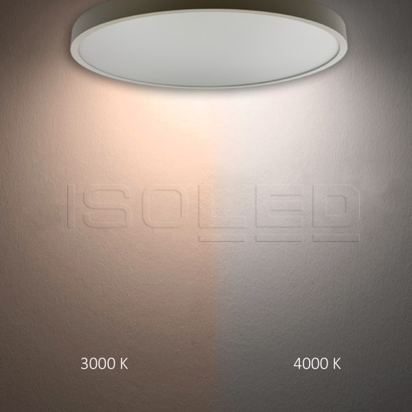 ISOLED LED Hängeleuchte DN1000, weiß, UGR<19 2H, 80W-100W, ColorSwitch 2700-3000-4000K, dimmbar