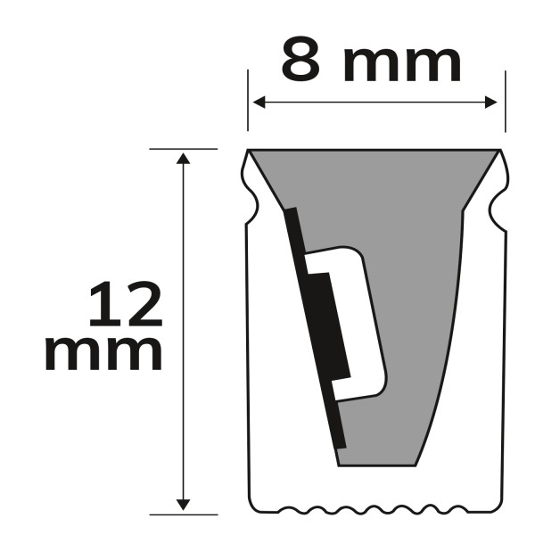 ISOLED LED NEON930 Flexband B08H12, 24V DC, 12W, IP67, 3000K, 5m Rolle, 140 LED/m, inkl. Montageclips