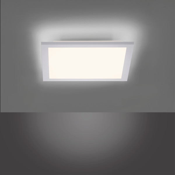 JUST LIGHT FLAT LED Deckenleuchte Warmweiss 12W Weiß 12200-16