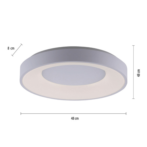 JUST LIGHT ANIKA LED Deckenleuchte Steuerbare Lichtfarbe 26,5W Weiß 14326-16