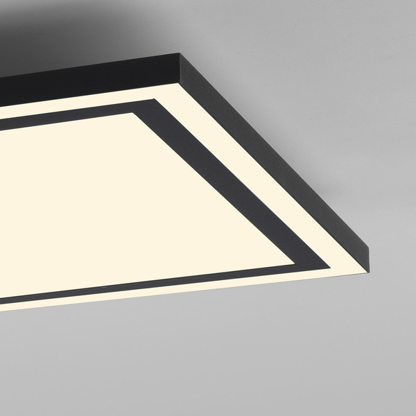 JUST LIGHT EDGING-SMART LED Deckenleuchte Steuerbare Lichtfarbe 45W Schwarz/Weiß 14451-18