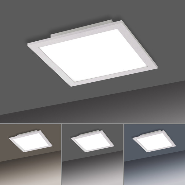 JUST LIGHT FLAT LED Deckenleuchte Steuerbare Lichtfarbe 17W Weiß 14530-16