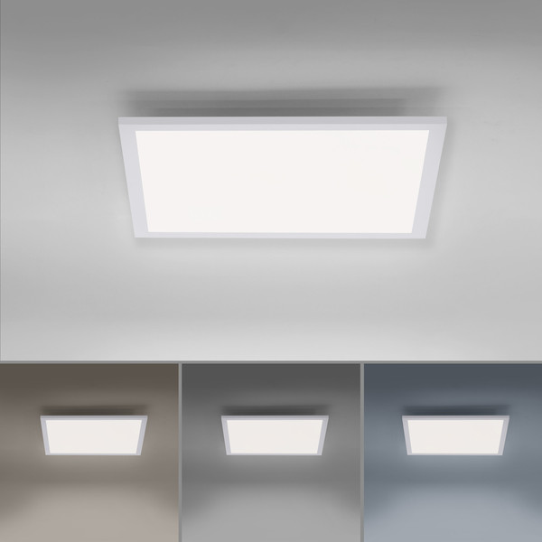 JUST LIGHT FLAT LED Deckenleuchte Steuerbare Lichtfarbe 24W Weiß 14531-16