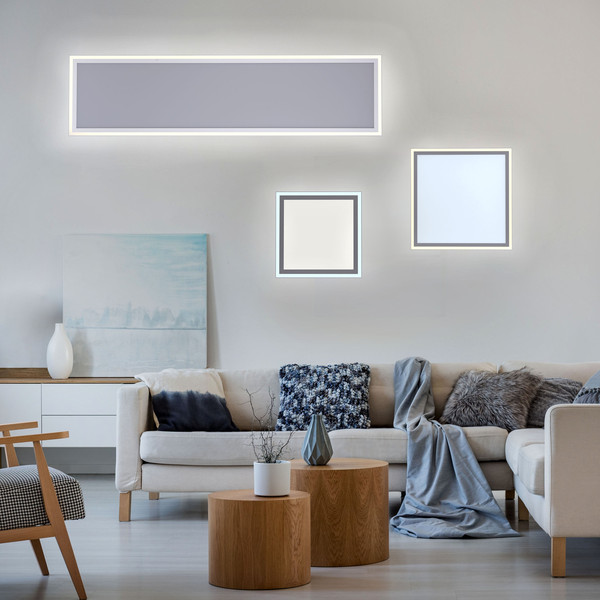 JUST LIGHT EDGING LED Deckenleuchte Steuerbare Lichtfarbe 54W Weiß 14852-16