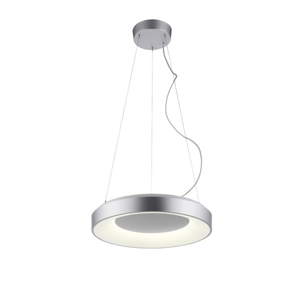 JUST LIGHT KETO ANIKA LED Pendelleuchte Steuerbare Lichtfarbe 26,5W Silber/Weiß 60-120cm 17075-21