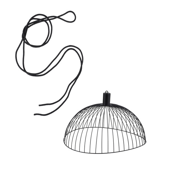 JUST LIGHT DAVID LED Pendelleuchte Warmweiss 1,5W Schwarz 29-150cm IP44 19922-18