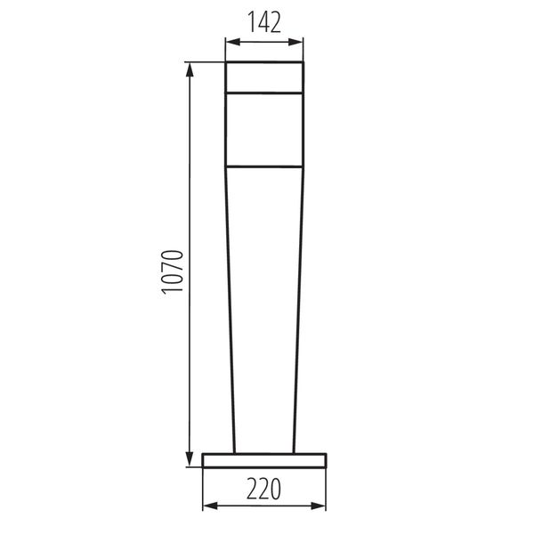 Kanlux INVO 29173 Gartenleuchte max. 20W E27 graphit