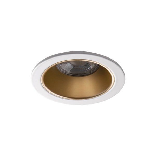 Kanlux Einbau-Downlight, Einbauleuchte GLOZO DSO Gx5,3/GU10 Gold/Weiß 36220