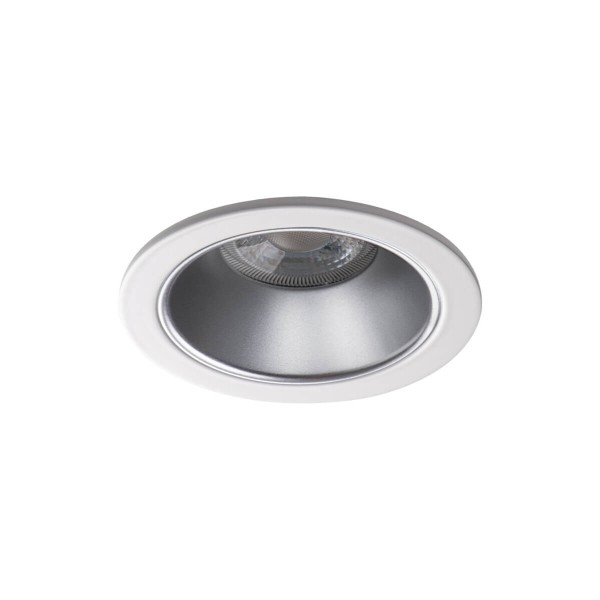 Kanlux Einbau-Downlight, Einbauleuchte GLOZO DSO Gx5,3/GU10 Silber / Weiß 36221