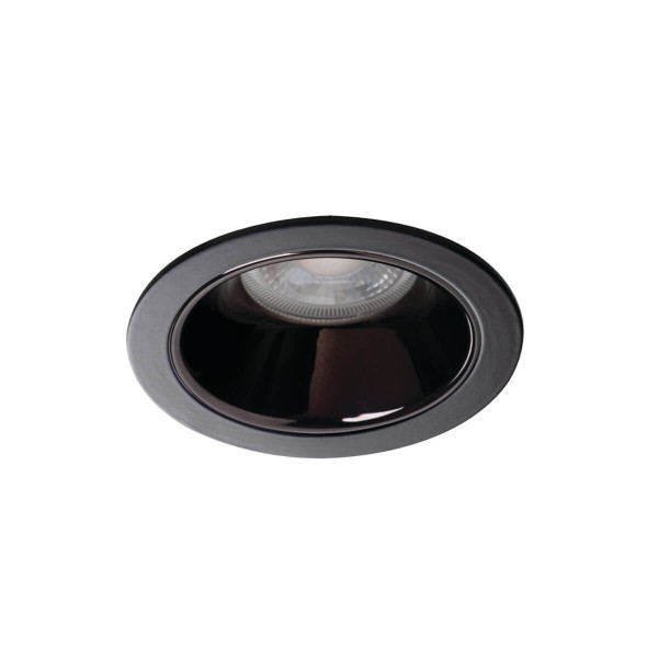 Kanlux Einbau-Downlight, Einbauleuchte GLOZO DSO Gx5,3/GU10 Schwarz 36223