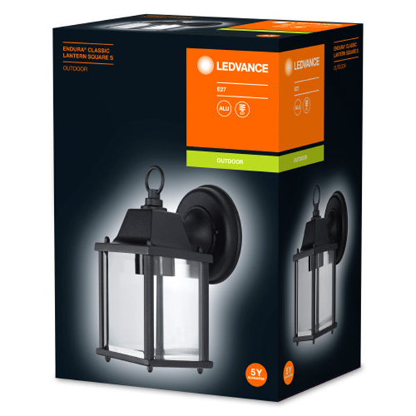 Ledvance Endura Classic Lantern Sq S E27 Bk 4058075206625