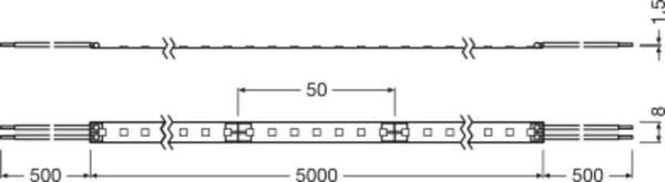 LEDVANCE LED STRIP Flexstreifen SUPERIOR-1200 -1200/965/5 6480lm 6500K tageslichtweiss dimmbar Made in Austria 4058075236745