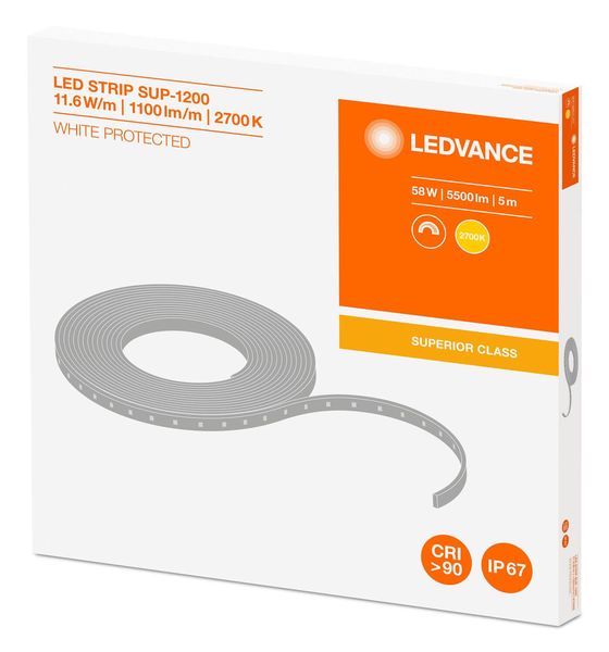 LEDVANCE LED STRIP Flexstreifen SUPERIOR-1200 PROTECTED -1200/927/5/IP67 dimmbar Made in Austria 4058075236783