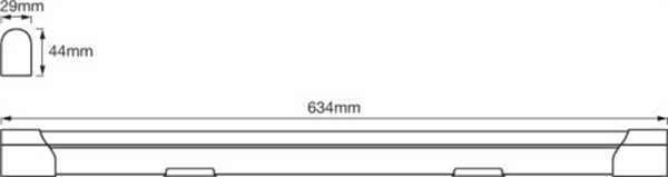 Ledvance LED Value Batten 600Mm 10W 4000K LED Röhrenleuchte 4058075268142