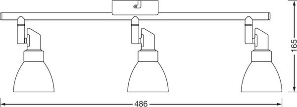 LEDVANCE LED SPOT G9 3x1.9W 2700K