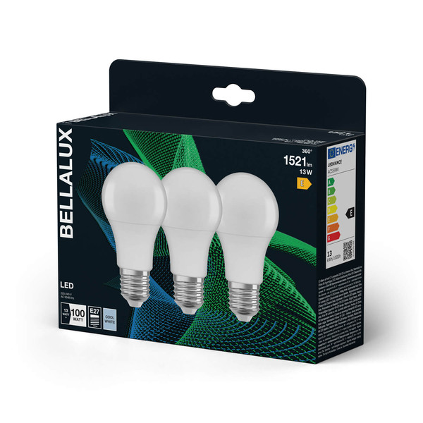 3er Pack BELLALUX LED Lampe CLA 13W 840 Frosted E27 Neutralweiss 4058075595620