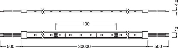 LEDVANCE LED STRIP Flexstreifen VALUE-1400 30 meter reel -1400/830/30/IP65 dimmbar 4058075597495