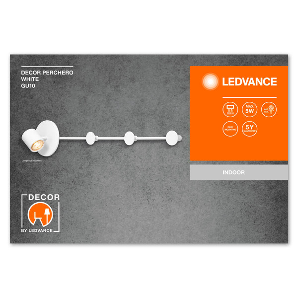 LEDVANCE Wandleuchte Decor Perchero White GU10 4058075756816