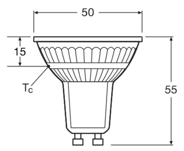 LEDVANCE LED Reflektor PAR16 4.1W 927 GU10 Spot, Strahler 350lm 2700K warmweiss wie 32W dimmbar 4058075757820