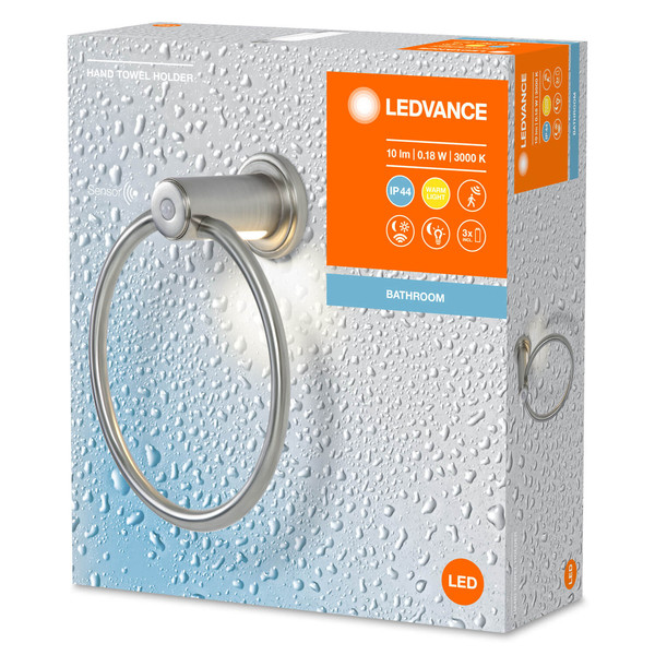 LEDVANCE LED Handtuchhalter BATHROOM Hand Towel Holder Warmweiss 4058075758605