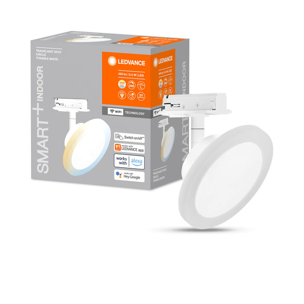 LEDVANCE LED Spot SMART+ TRACKLIGHT CIRCLE White TW Dimmbar Tunable White, Kalt-zu-Warm-Farbwechsel 4058075759749