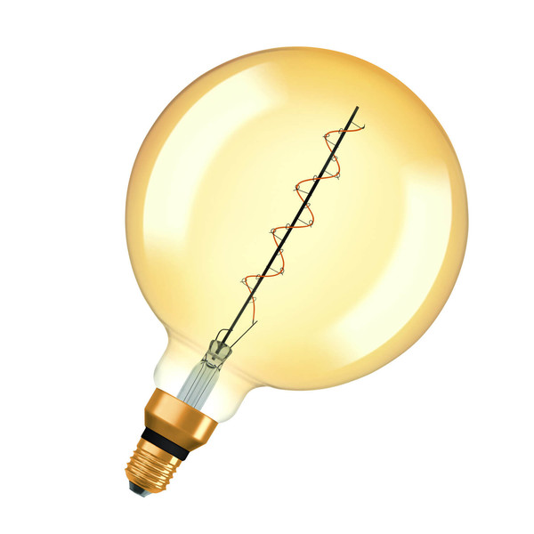 OSRAM LED Lampe Vintage 1906 CLASSIC SLIM Filament Globe 4.8W 822 Gold E27 Dimmbar Warmweiss 4058075761698