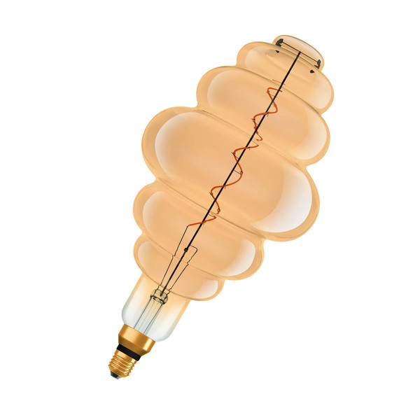 OSRAM LED Lampe Vintage 1906 Big Special Shapes 4.8W 822 Gold E27 Dimmbar Warmweiss 4058075761834