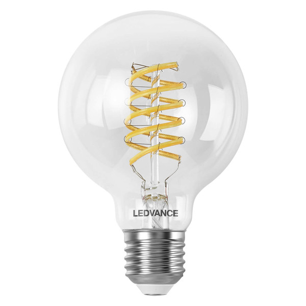 LEDVANCE LED Lampe Smart+ Wifi Filament Globe Tunable White 2700K E27 Dimmbar Tunable White, Kalt-zu-Warm-Farbwechsel 4058075793958