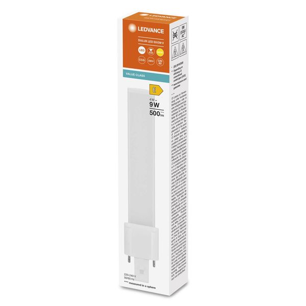 LEDVANCE DULUX LED EM KVG & AC MAINS 230V-direkt 4W 830 G23 500lm 3000K warmweiss wie 9W 4058075822979