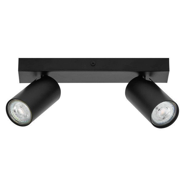 LEDVANCE LED Deckenleuchte SPOT OCTAGON BLACK 2x3.4W 927 DIM Dimmbar Warmweiss 4058075828483