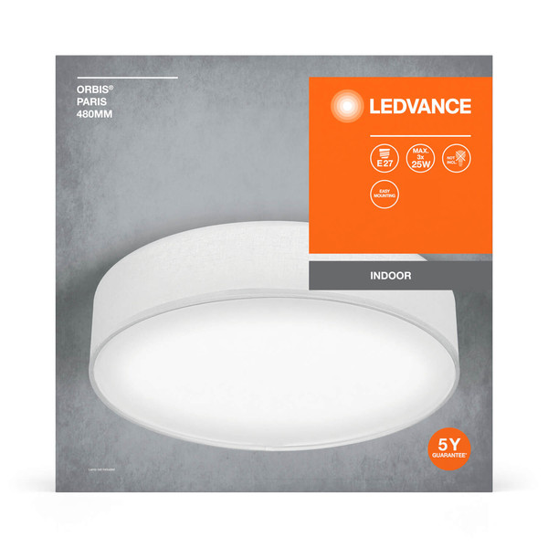 LEDVANCE Deckenleuchte ORBIS PARIS 48cm 3XE27 WT 4058075829022