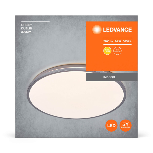 LEDVANCE LED Deckenleuchte ORBIS DUBLIN 39cm 24W 830 SI Warmweiss 4058075832756