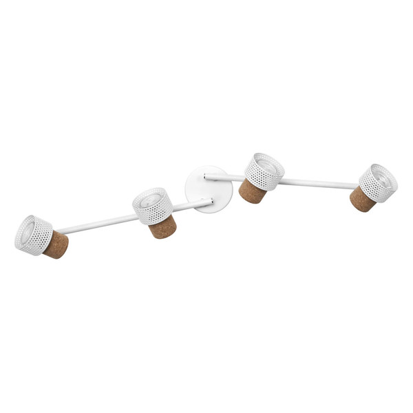 LEDVANCE LED Deckenleuchte DECOR SPOT CORK WHITE 4x3.4W 927 DIM Dimmbar Warmweiss 4058075833371