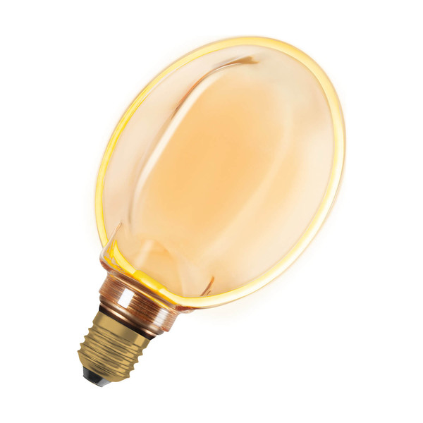 OSRAM LED Lampe VINTAGE 1906 CLASSIC GLOBE O - SHAPE Filament 4W 818 Gold E27 Dimmbar Warmweiss 4058075846029
