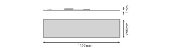 LEDVANCE PANEL COMFORT 1200 PS 33W 830 PS 4320lm 3000K warmweiss IP40/IP20 4099854002731