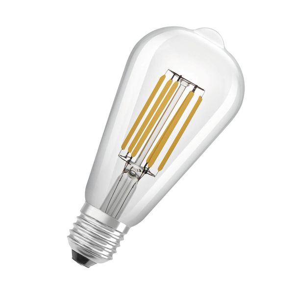 LEDVANCE LED CLASSIC EDISON höchste Effizienzklasse A 4W 830 klar E27 Lampe 840lm 3000K warmweiss wie 60W 4099854002946