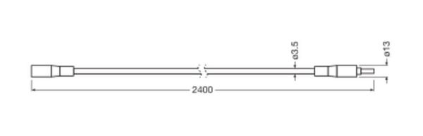 LEDVANCE PANEL 1200 TWIST LOCK Verlängerungskabel 4099854018510