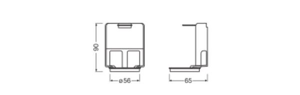 LEDVANCE HQL LED Zubehör 2000LM Lampenhalterung 4099854040849