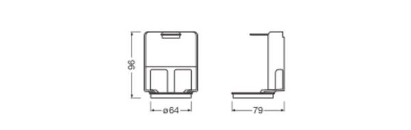 LEDVANCE HQL LED Zubehör 3000LM Lampenhalterung 4099854040863