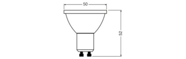 LEDVANCE LED PAR16 3.4W 940 GU10 Spot, Strahler 230lm 4000K neutralweiss wie 35W dimmbar 4099854059919