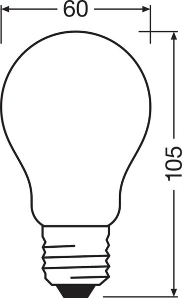 LEDVANCE LED CLASSIC A CRI90 11W 927 gefrostet E27 Lampe 1521lm 2700K warmweiss wie 100W dimmbar 4099854061431