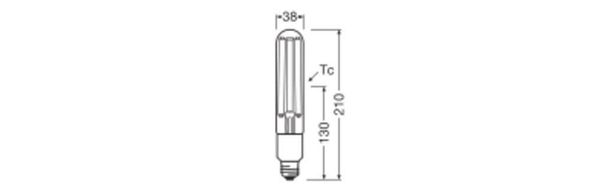 LEDVANCE NAV LED Filament 5400LM 35W 727 E27 Lampe 5400lm 2700K warmweiss IP65 wie 70W 4099854072017