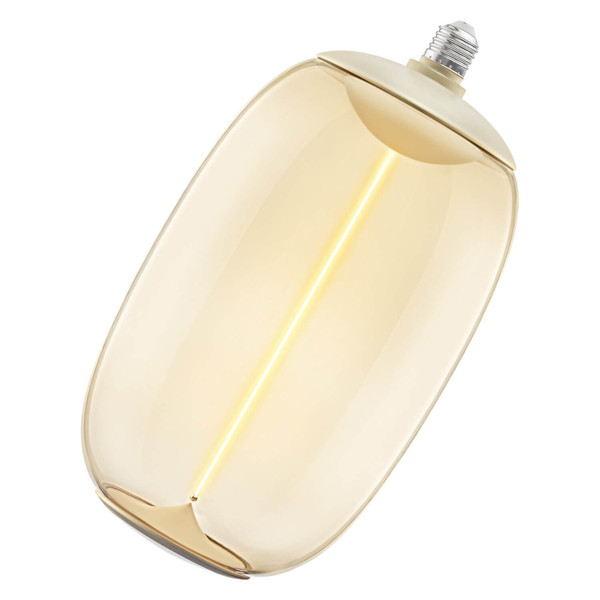 OSRAM LED Lampe Vintage 1906 BIG DECORATIVE BULB WITH Filament-MAGNETIC STYLE 4W 827 Amber E27 Warmweiss 4099854173882