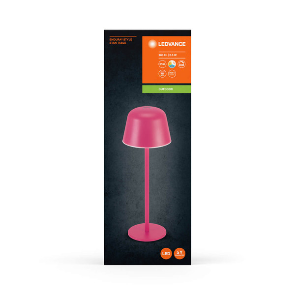 LEDVANCE LED Außenleuchte Endura Style Table CCT USB Magenta Dimmbar Warm weiß,Neutralweiss,Tageslichtweiss 4099854185380